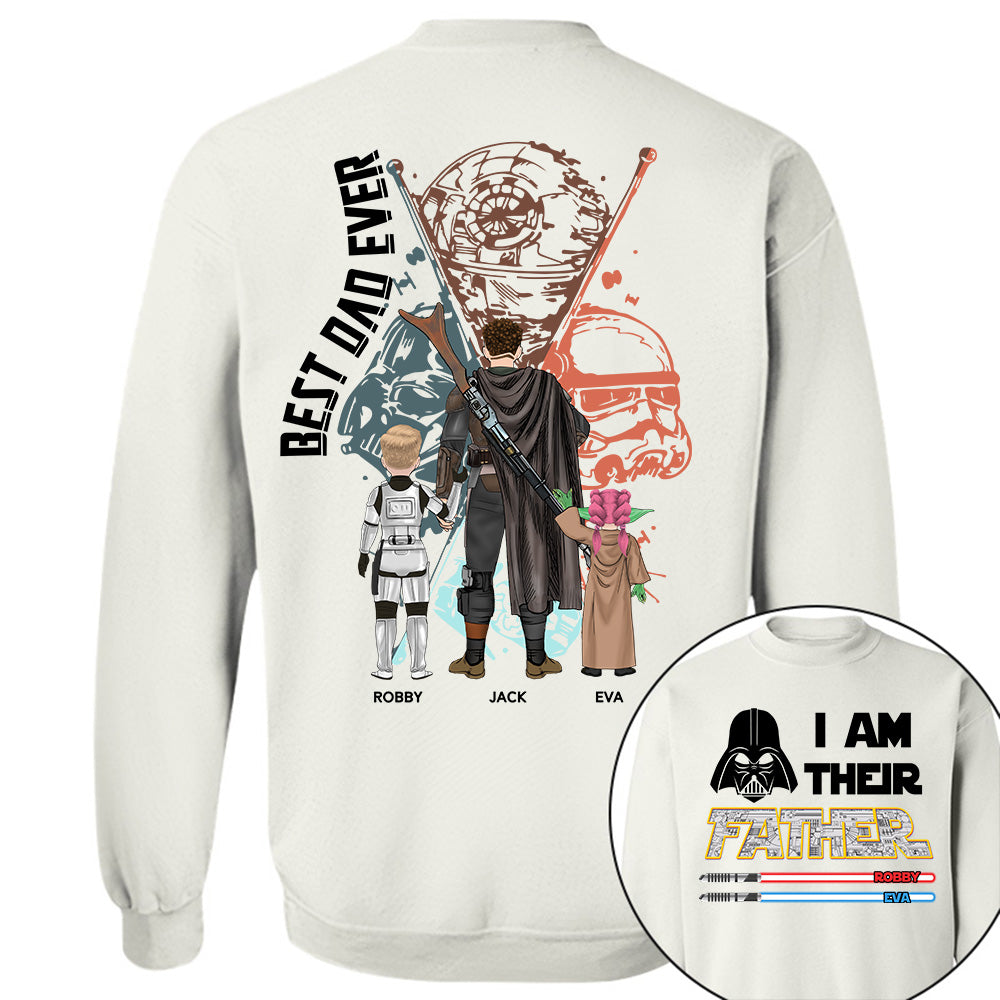 Custom I Am Their Father Shirt, Gift For Dad, Father's Day L0411 Li29