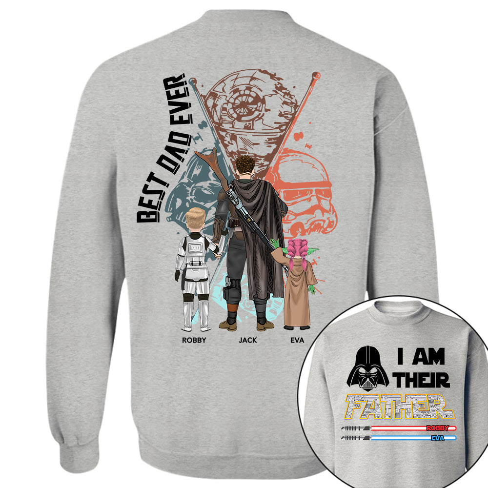 Custom I Am Their Father Shirt, Gift For Dad, Father's Day L0411 Li29