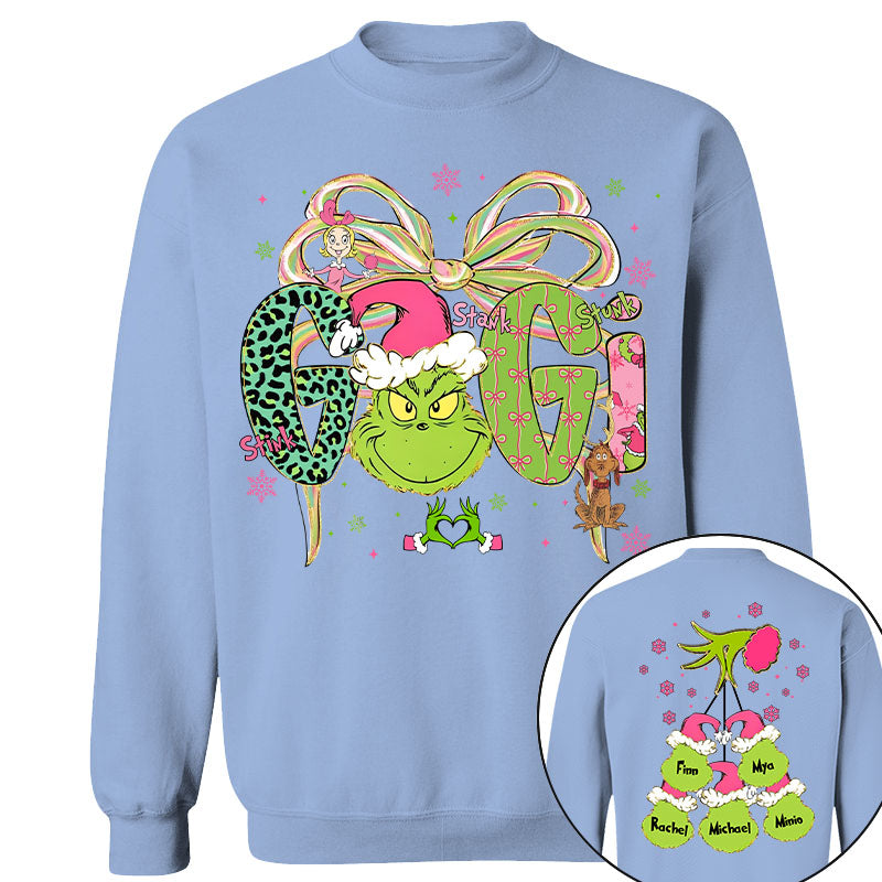Grandma Christmas Sweatshirt - Personalized Gifts For Holly Jolly Xmas Ver 2 NA04