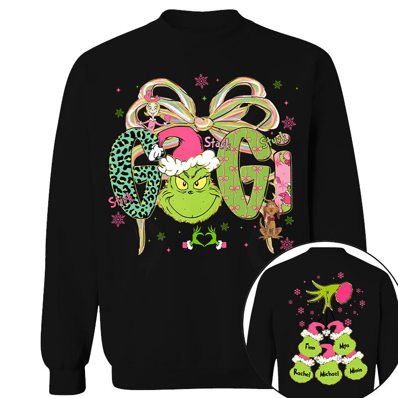 Grandma Christmas Sweatshirt - Personalized Gifts For Holly Jolly Xmas Ver 2 NA04