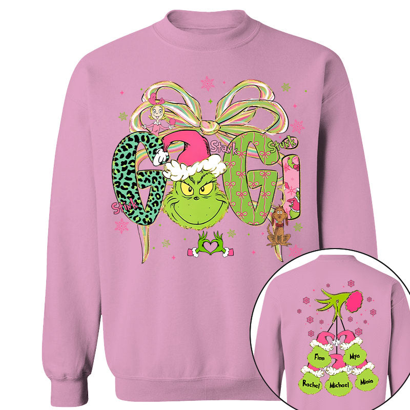 Grandma Christmas Sweatshirt - Personalized Gifts For Holly Jolly Xmas Ver 2 NA04