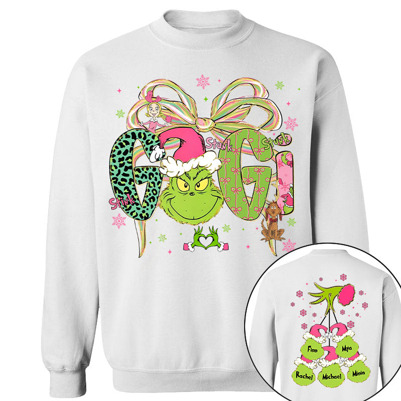 Grandma Christmas Sweatshirt - Personalized Gifts For Holly Jolly Xmas Ver 2 NA04