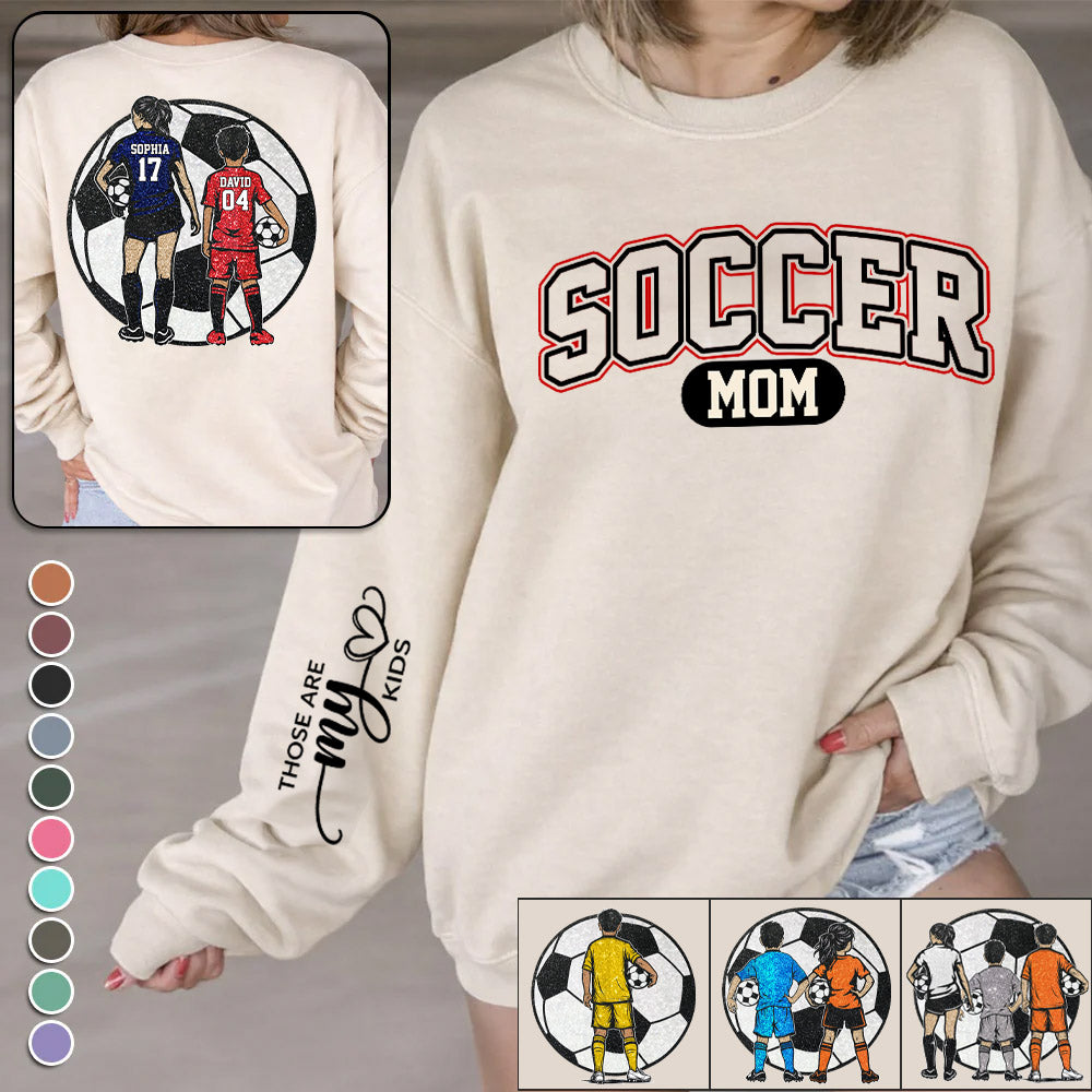 Soccer Mom - I'll Always Be Your Biggest Fan Personalized Shirt Custom Photos For Soccer Family NA04