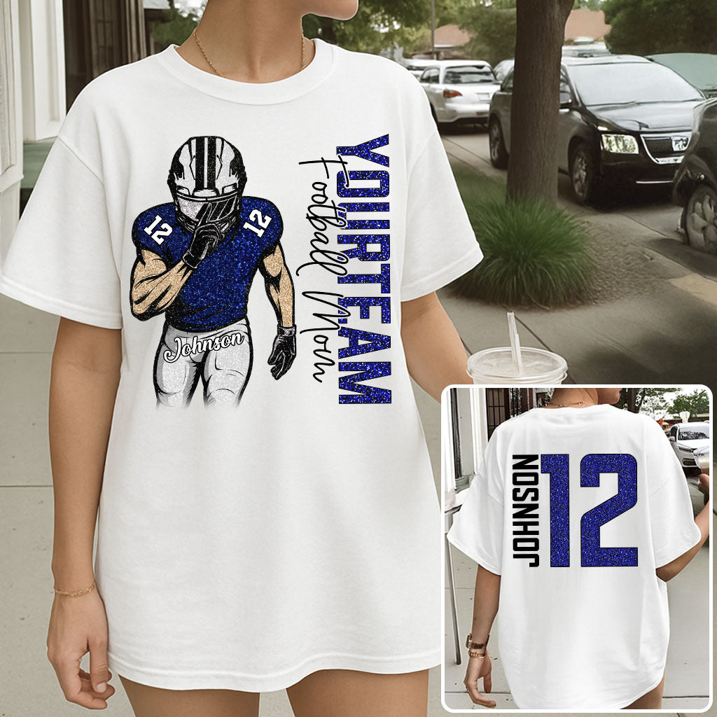 Custom Clipart Football Shirt - Personalized Shirt For Football Family NA04 Pt99