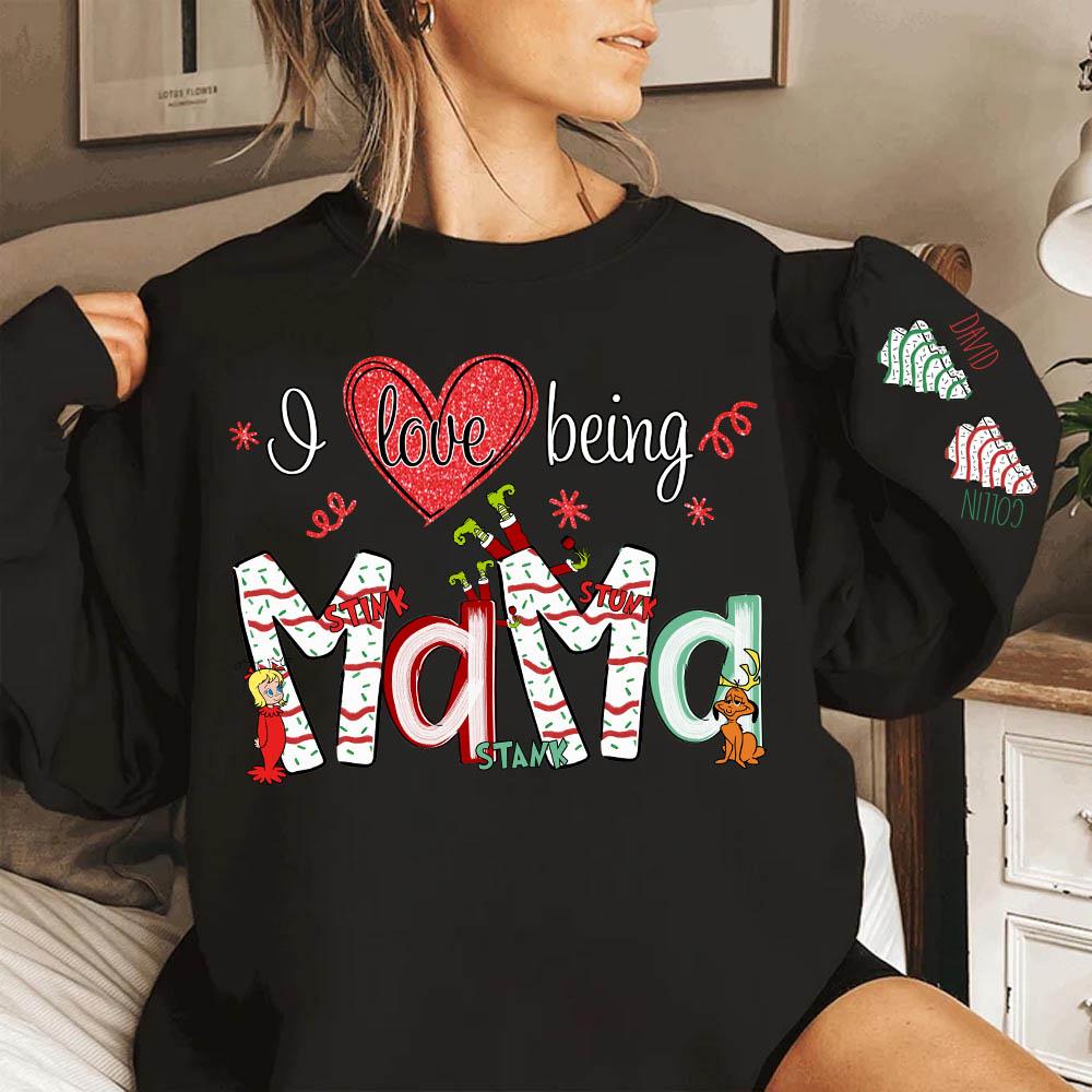 I Love Being Gigi - Custom Sweatshirt For Grandma Nana Mom - Best Family Gifts NA04 Nh00