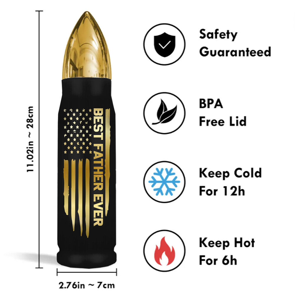 I Am Their Father Custom Bullet Tumbler For Dad - Father's Day Gift