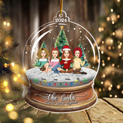 Snow Globe Ornament- Personalized The Girls Always Better Together Ornament, Personalized Bestie Ornament 2024, Friendship Keepsake Gift HH0511 Pa00