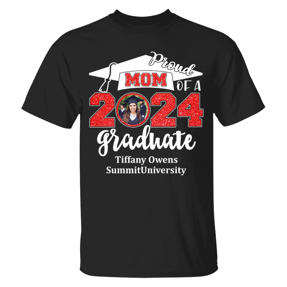 Proud Mom Of A 2024 Graduate Shirt, Class Of 2024 Family Graduation Shirts, Proud Proud Family Shirt, Graduation Shirt M2204