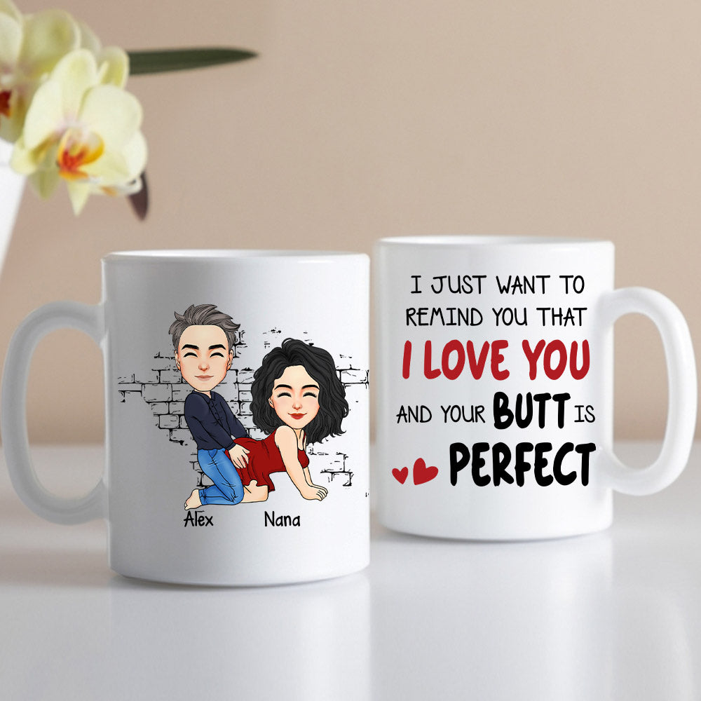 Personalized Gifts For Wife Coffee Mug Naughty Couple - Personalized Mug - Anniversary Gifts For Couple Her, Him Nh00