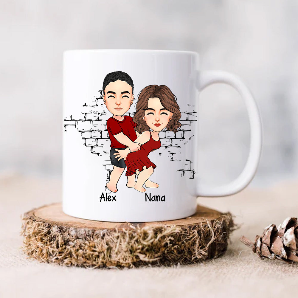 Personalized Gifts For Wife Coffee Mug Naughty Couple - Personalized Mug - Anniversary Gifts For Couple Her, Him Nh00