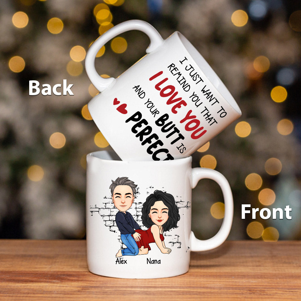 Personalized Gifts For Wife Coffee Mug Naughty Couple - Personalized Mug - Anniversary Gifts For Couple Her, Him Nh00