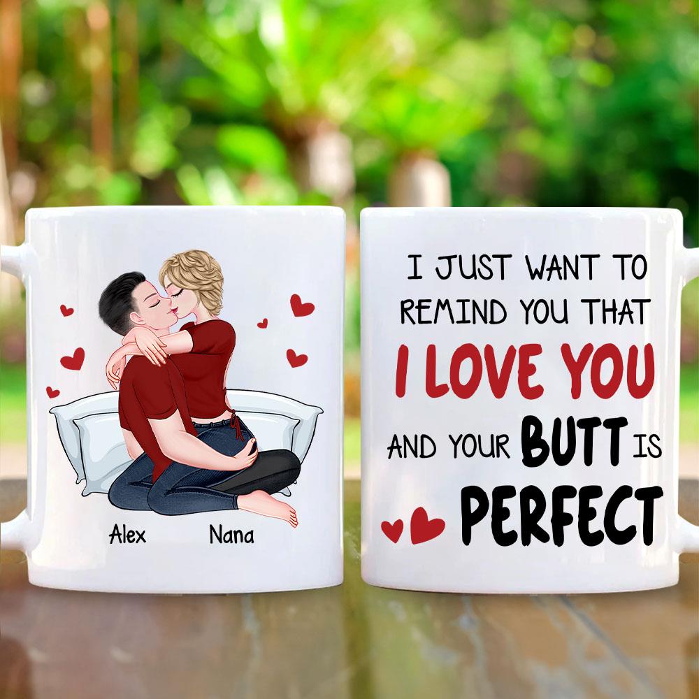 Personalized Gifts For Wife Coffee Mug Naughty Couple - Personalized Mug - Anniversary Gifts For Couple Her, Him Nh00