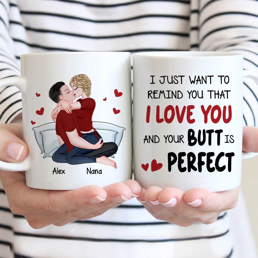 Personalized Gifts For Wife Coffee Mug Naughty Couple - Personalized Mug - Anniversary Gifts For Couple Her, Him Nh00