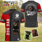 Dachshund, Dog Dad Dog Mom, Personalized Shirt, Gift For Dog Lover T1807