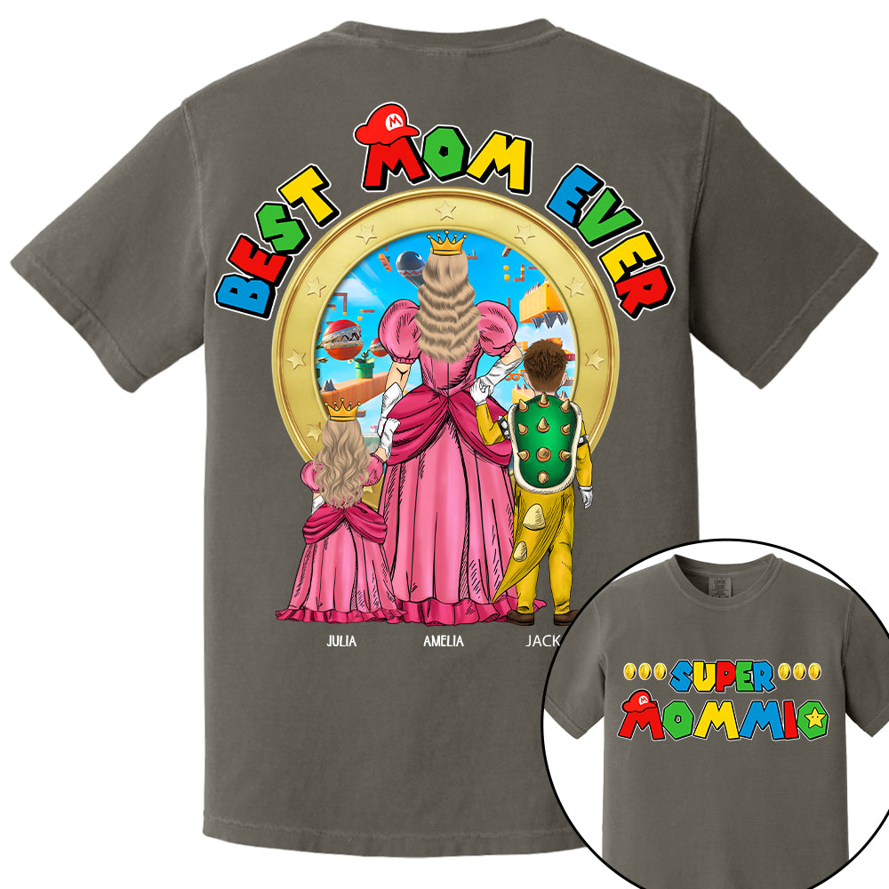 Super Mommio Best Mom Ever - Personalized Shirt Gift For Mom Hv01