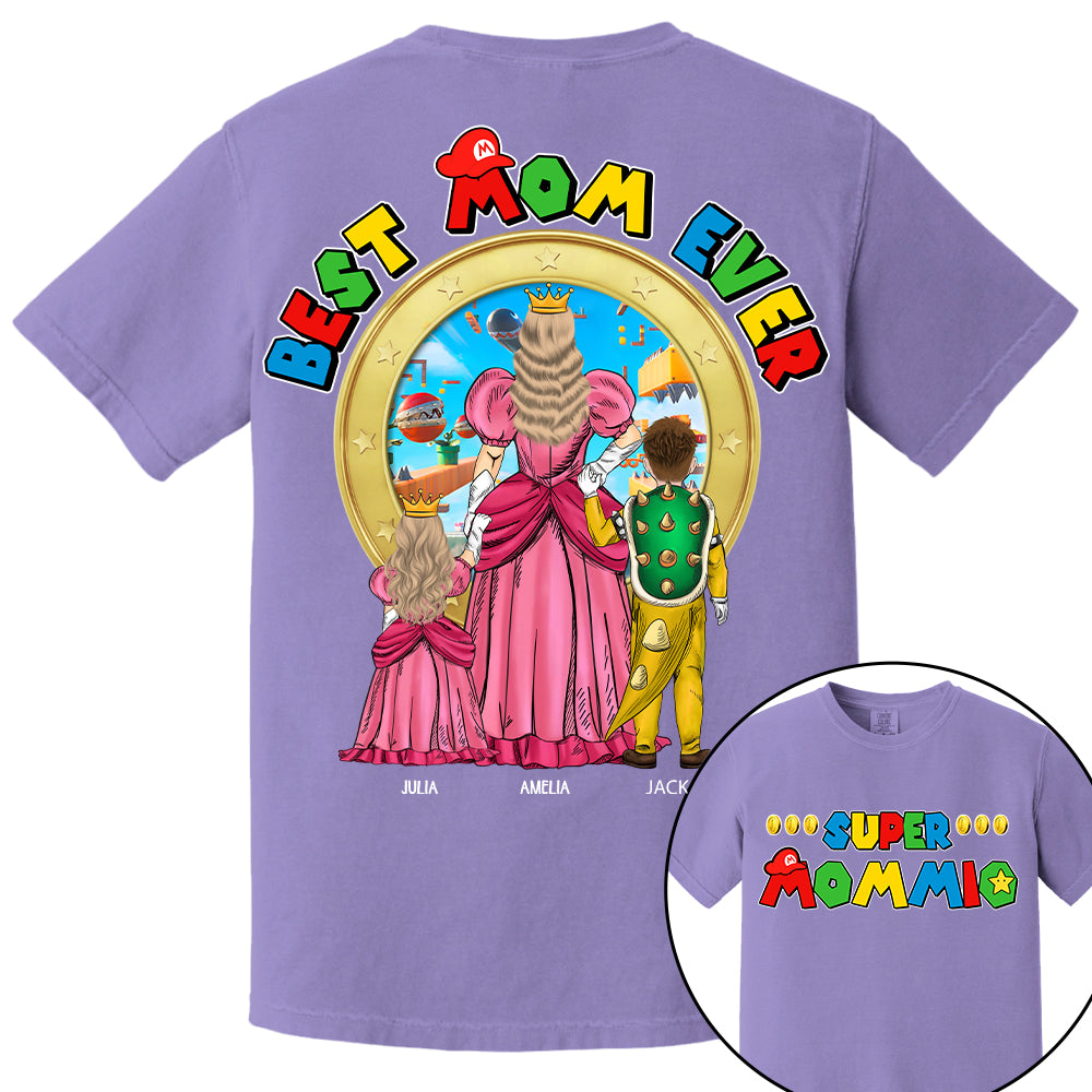 Super Mommio Best Mom Ever - Personalized Shirt Gift For Mom Hv01