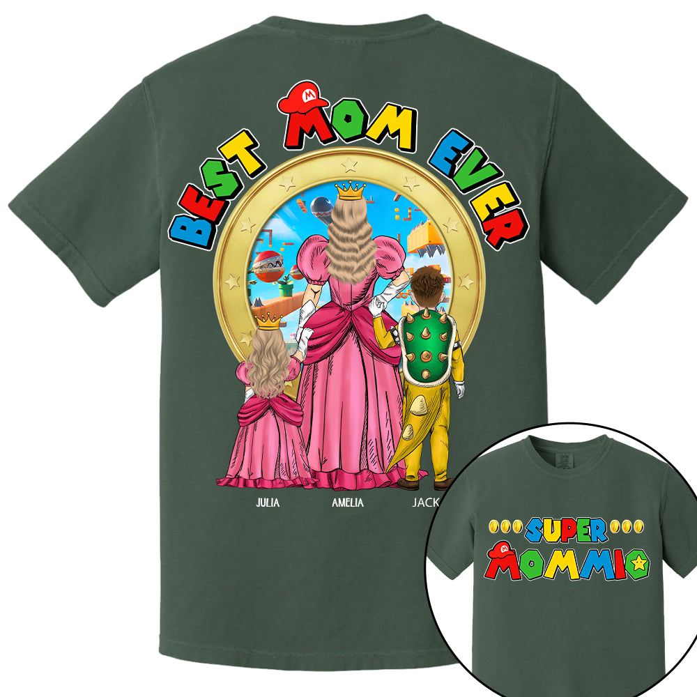 Super Mommio Best Mom Ever - Personalized Shirt Gift For Mom Hv01