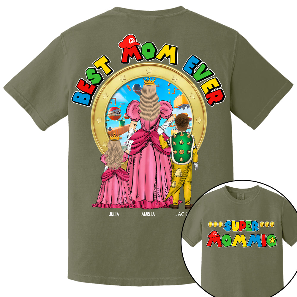 Super Mommio Best Mom Ever - Personalized Shirt Gift For Mom Hv01