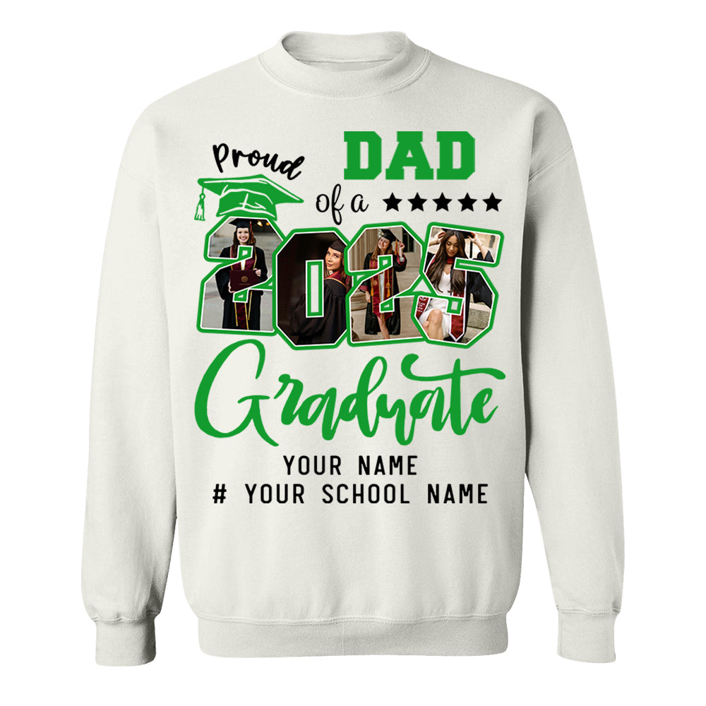 Personalized Proud Family T-Shirt, Group 2025 Grad Tees, Graduation Squad Tee, Senior 2025, Graduate 2025 Shirt, Custom Graduate Gift, High School Graduate Tee