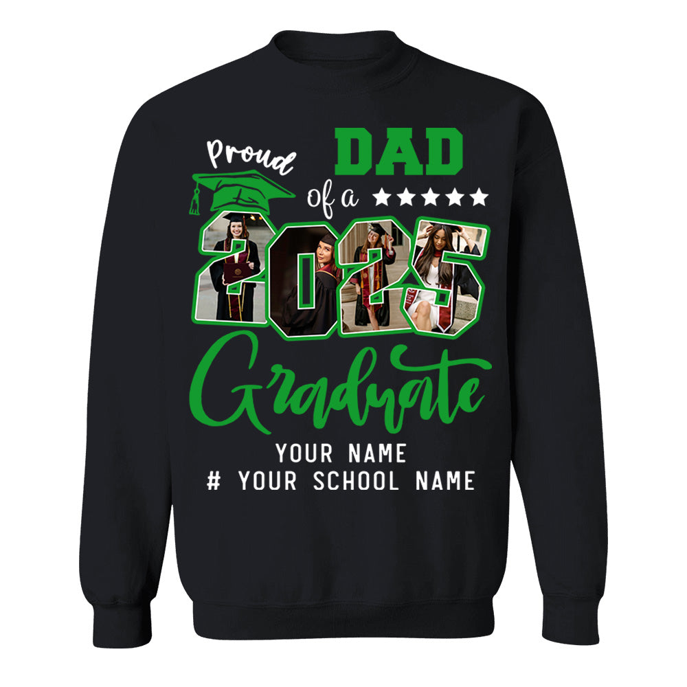 Personalized Proud Family T-Shirt, Group 2025 Grad Tees, Graduation Squad Tee, Senior 2025, Graduate 2025 Shirt, Custom Graduate Gift, High School Graduate Tee