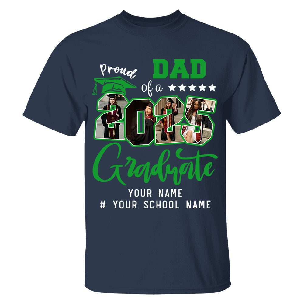 Personalized Proud Family T-Shirt, Group 2025 Grad Tees, Graduation Squad Tee, Senior 2025, Graduate 2025 Shirt, Custom Graduate Gift, High School Graduate Tee
