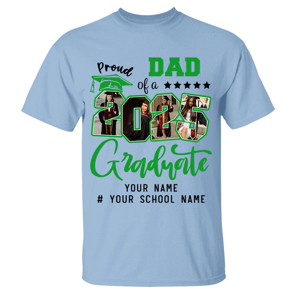 Personalized Proud Family T-Shirt, Group 2025 Grad Tees, Graduation Squad Tee, Senior 2025, Graduate 2025 Shirt, Custom Graduate Gift, High School Graduate Tee