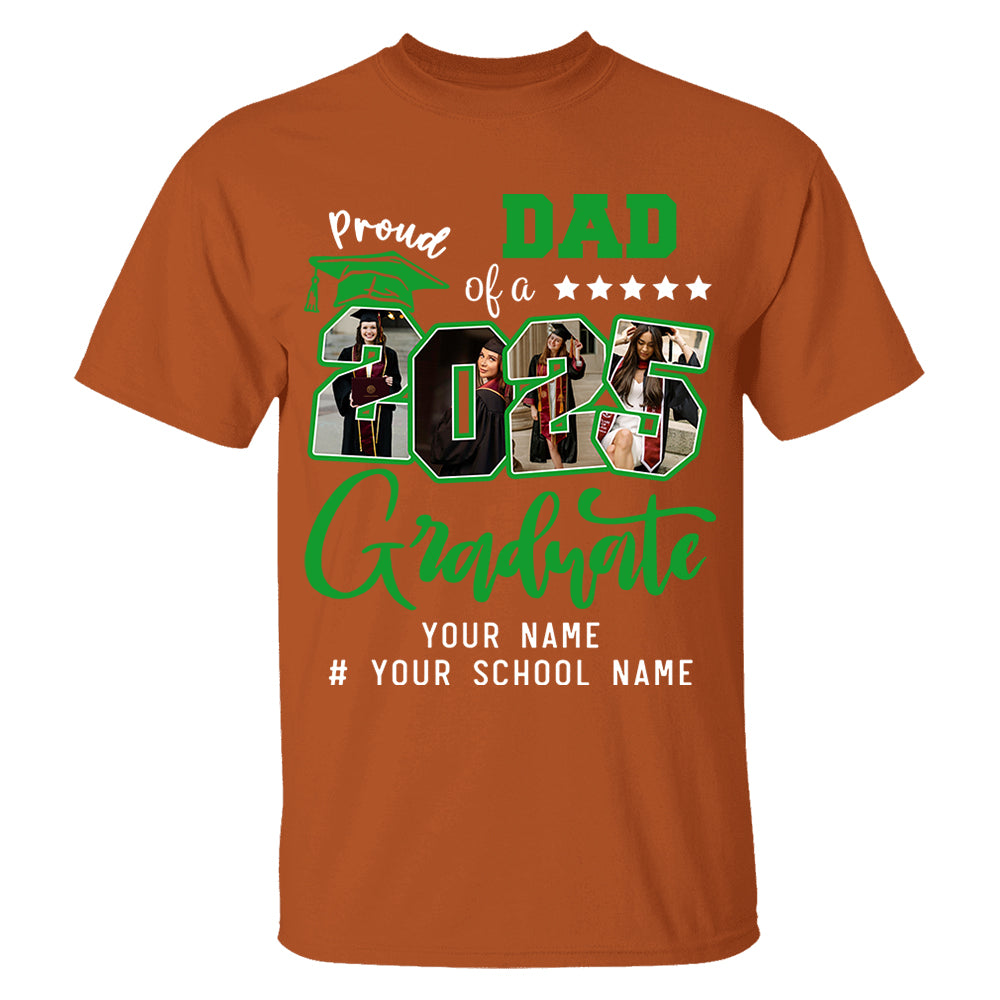 Personalized Proud Family T-Shirt, Group 2025 Grad Tees, Graduation Squad Tee, Senior 2025, Graduate 2025 Shirt, Custom Graduate Gift, High School Graduate Tee