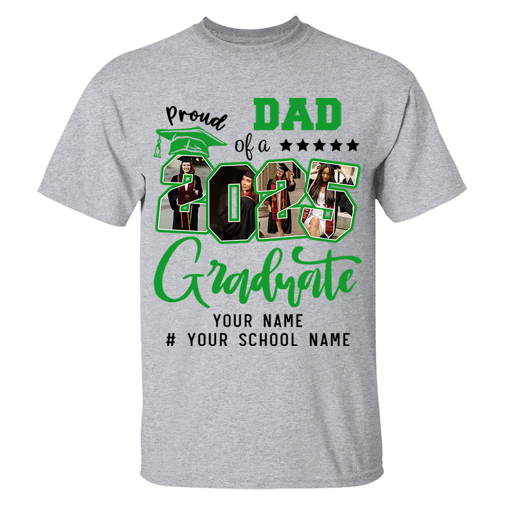 Personalized Proud Family T-Shirt, Group 2025 Grad Tees, Graduation Squad Tee, Senior 2025, Graduate 2025 Shirt, Custom Graduate Gift, High School Graduate Tee