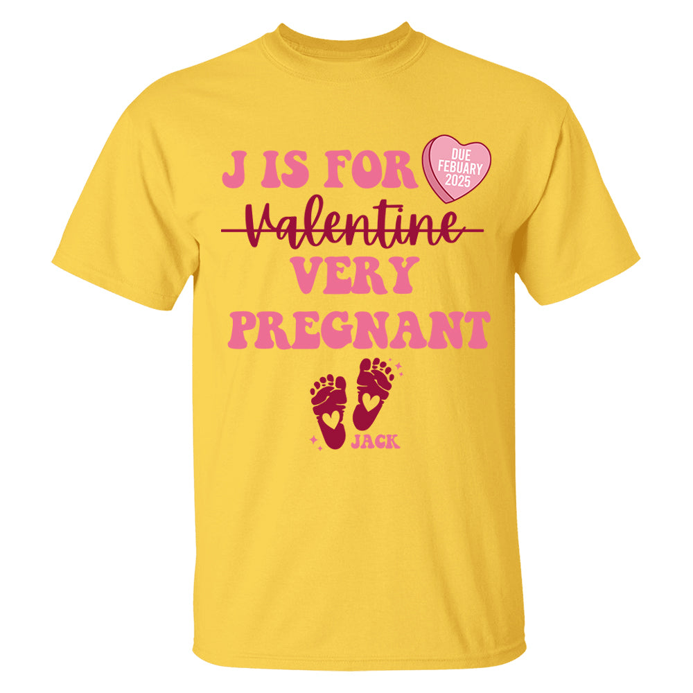 Custom Valentine's Day Pregnancy Announcement Shirt, Valentine Baby Announcement, Valentine Baby Shower - Personalized Valentine Pregnancy Shirt Tu20