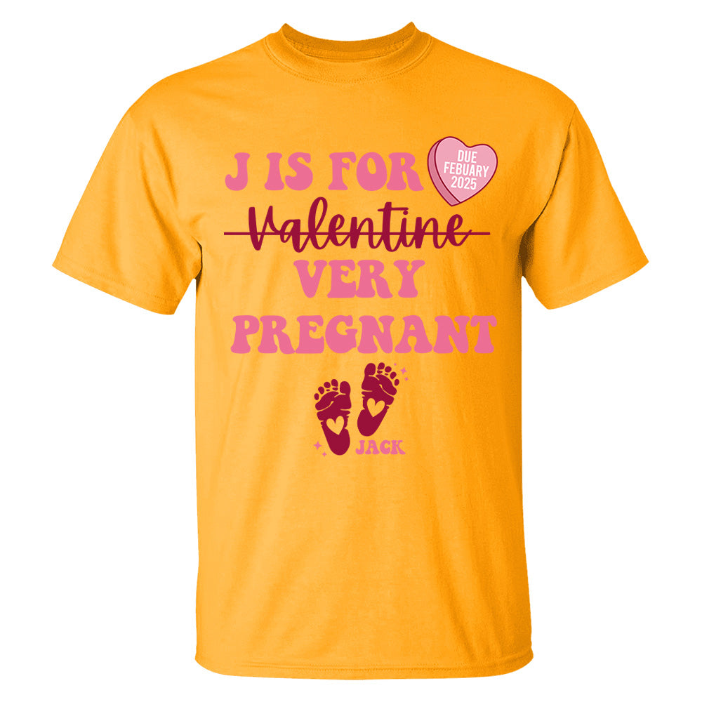 Custom Valentine's Day Pregnancy Announcement Shirt, Valentine Baby Announcement, Valentine Baby Shower - Personalized Valentine Pregnancy Shirt Tu20