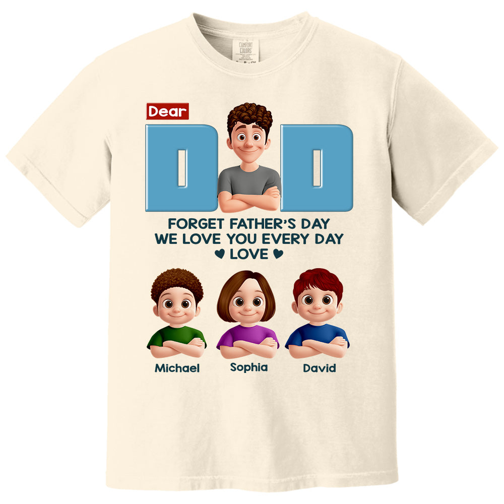 Best Dad Ever - Personalized Shirt For Dad Father Grandpa NA04 PT99