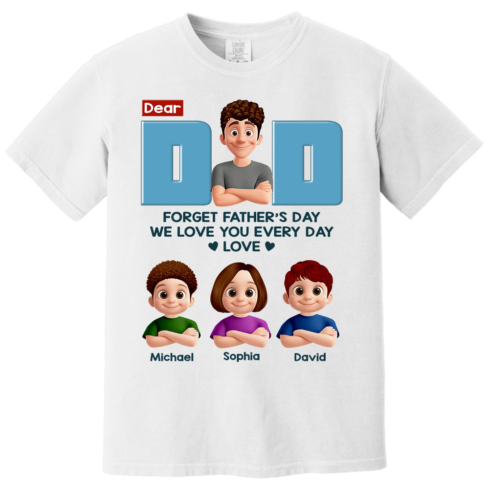Best Dad Ever - Personalized Shirt For Dad Father Grandpa NA04 PT99