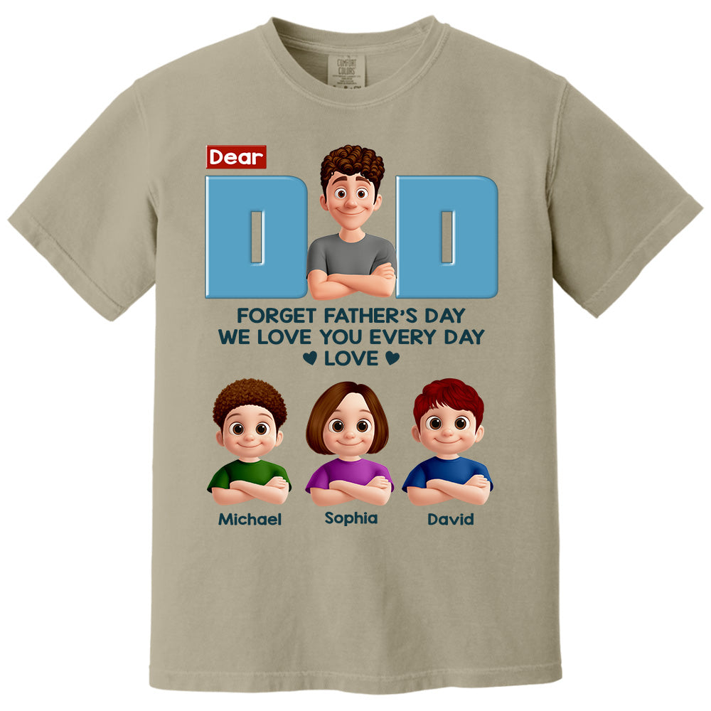 Best Dad Ever - Personalized Shirt For Dad Father Grandpa NA04 PT99