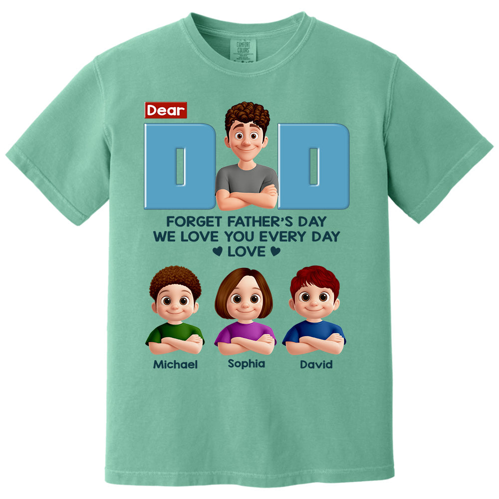 Best Dad Ever - Personalized Shirt For Dad Father Grandpa NA04 PT99