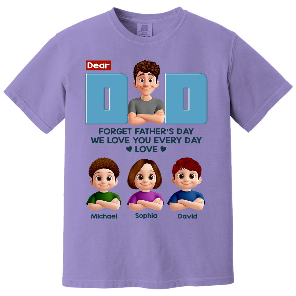 Best Dad Ever - Personalized Shirt For Dad Father Grandpa NA04 PT99