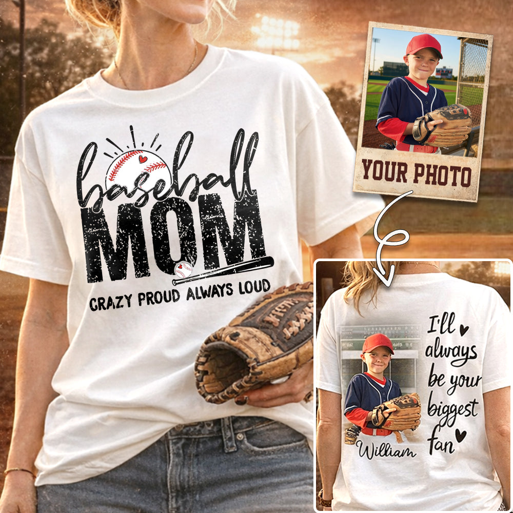 Baseball Mom Nana - Personalized Shirt For Sport Family NA04 Hv01