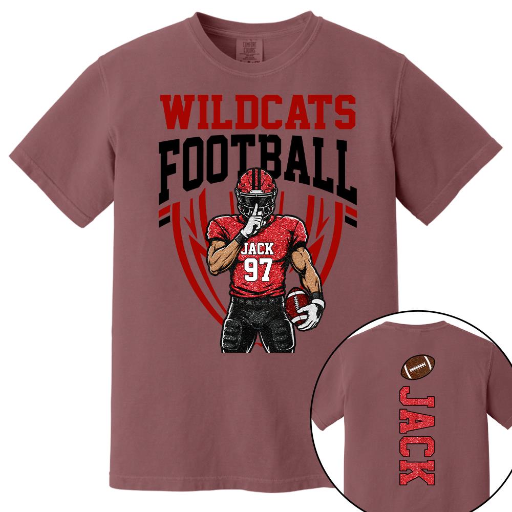Custom Football Senior Mom 2027 Shirt, Senior Year Football Gift Idea L0411 Nh00