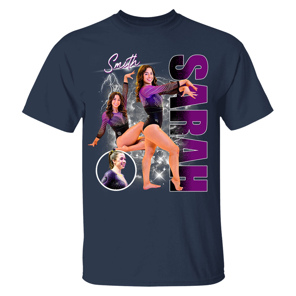 Custom Photo Gymnast Shirt Gift for Gymnastics Lovers A2110 Li29