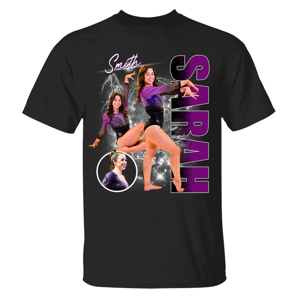 Custom Photo Gymnast Shirt Gift for Gymnastics Lovers A2110 Li29