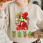 Personalized Christmas Mama Daddy Leopard Kids Name Shirt - My Kids Stole My Heart Gift For Grandma Tu20