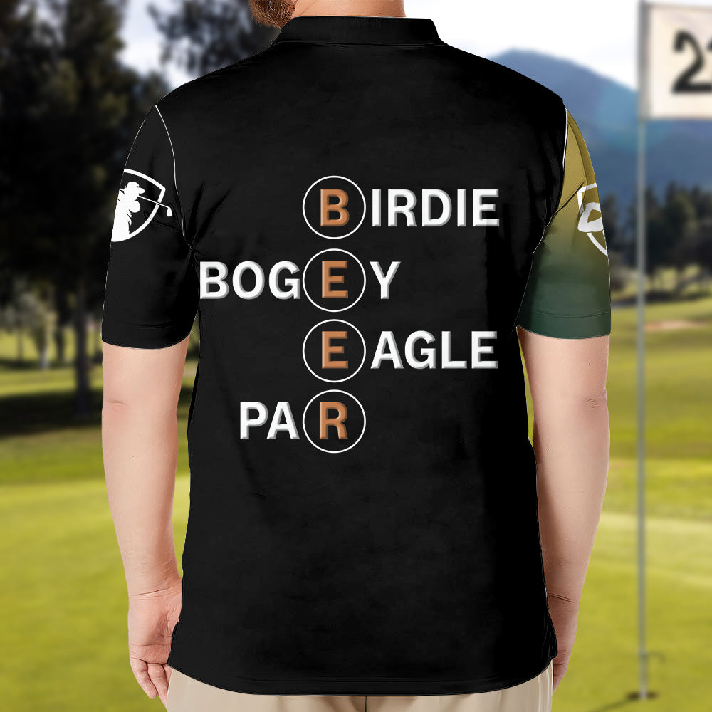 I'D Tap That, Personalized The Golf Father Polo Shirt with Photo, Gift for Golf Player, Golf Lover A2110 Nh00