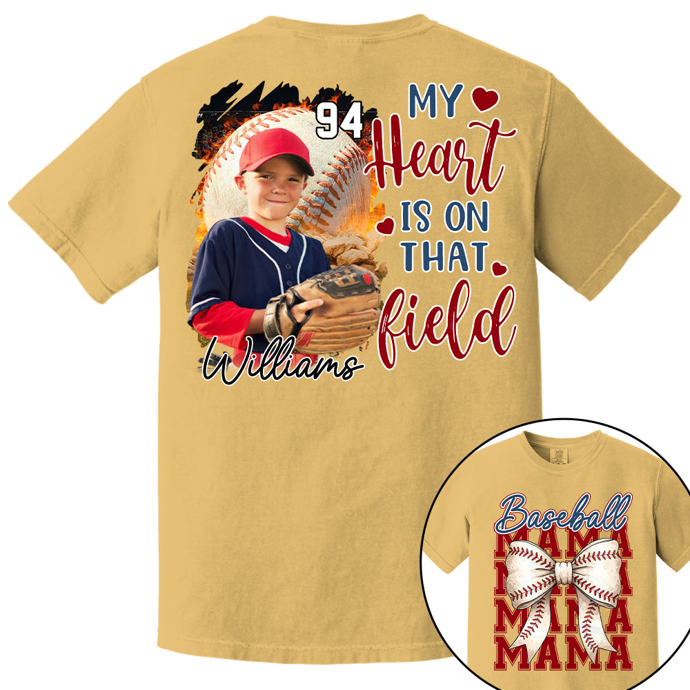 Baseball Mama Shirt, Personalized Baseball Shirt, Gift For Baseball Lover Tu24