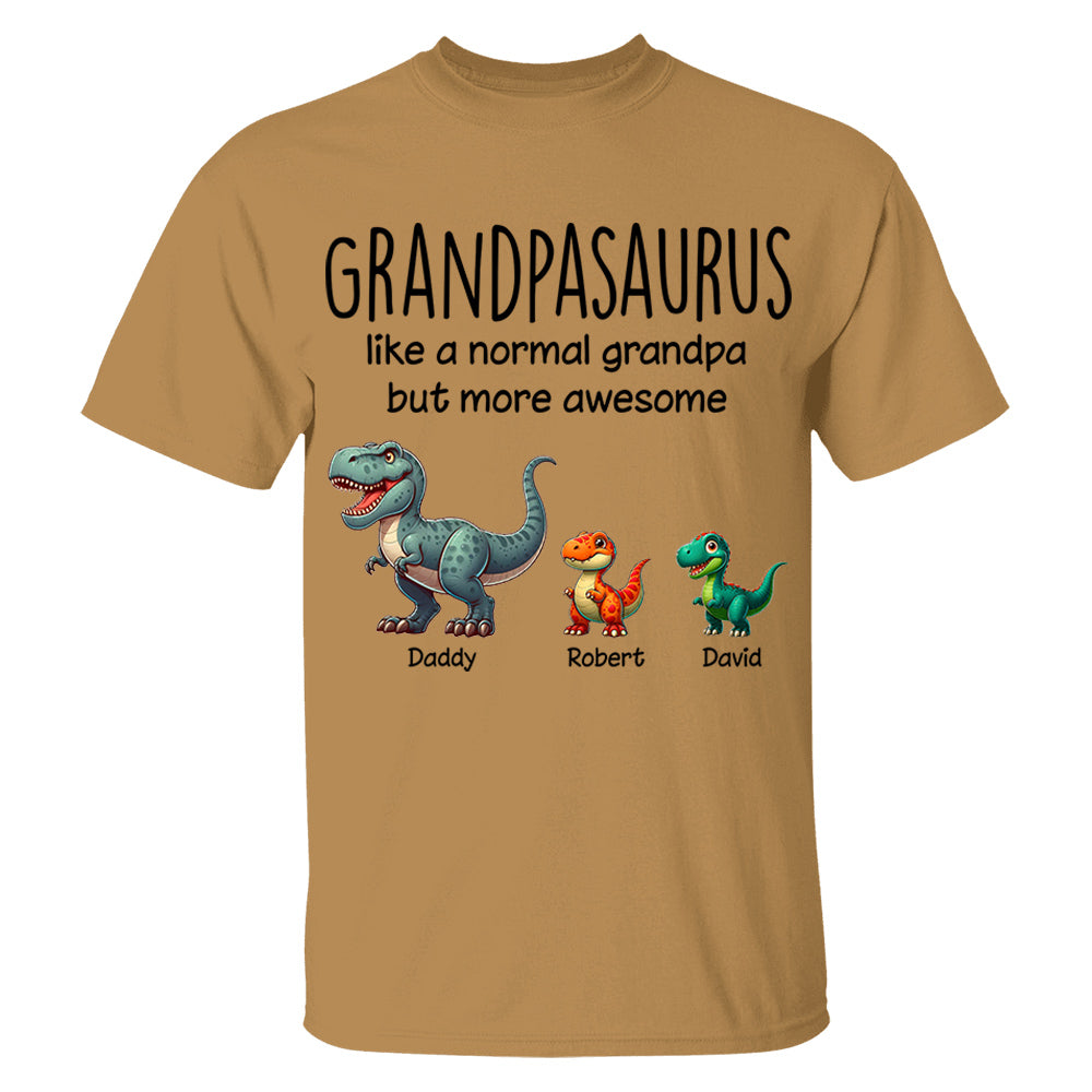 Custom Shirt, Grandpasaurus Father's Day Gift
