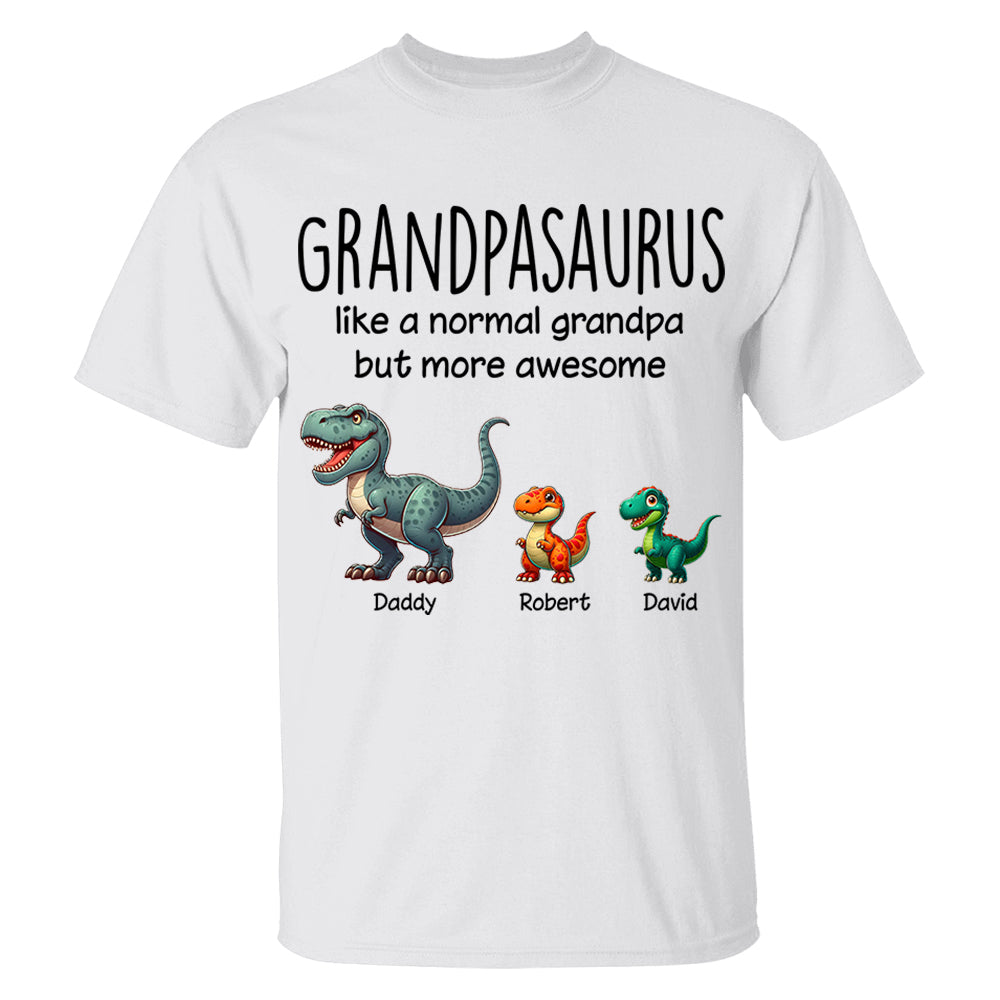 Custom Shirt, Grandpasaurus Father's Day Gift
