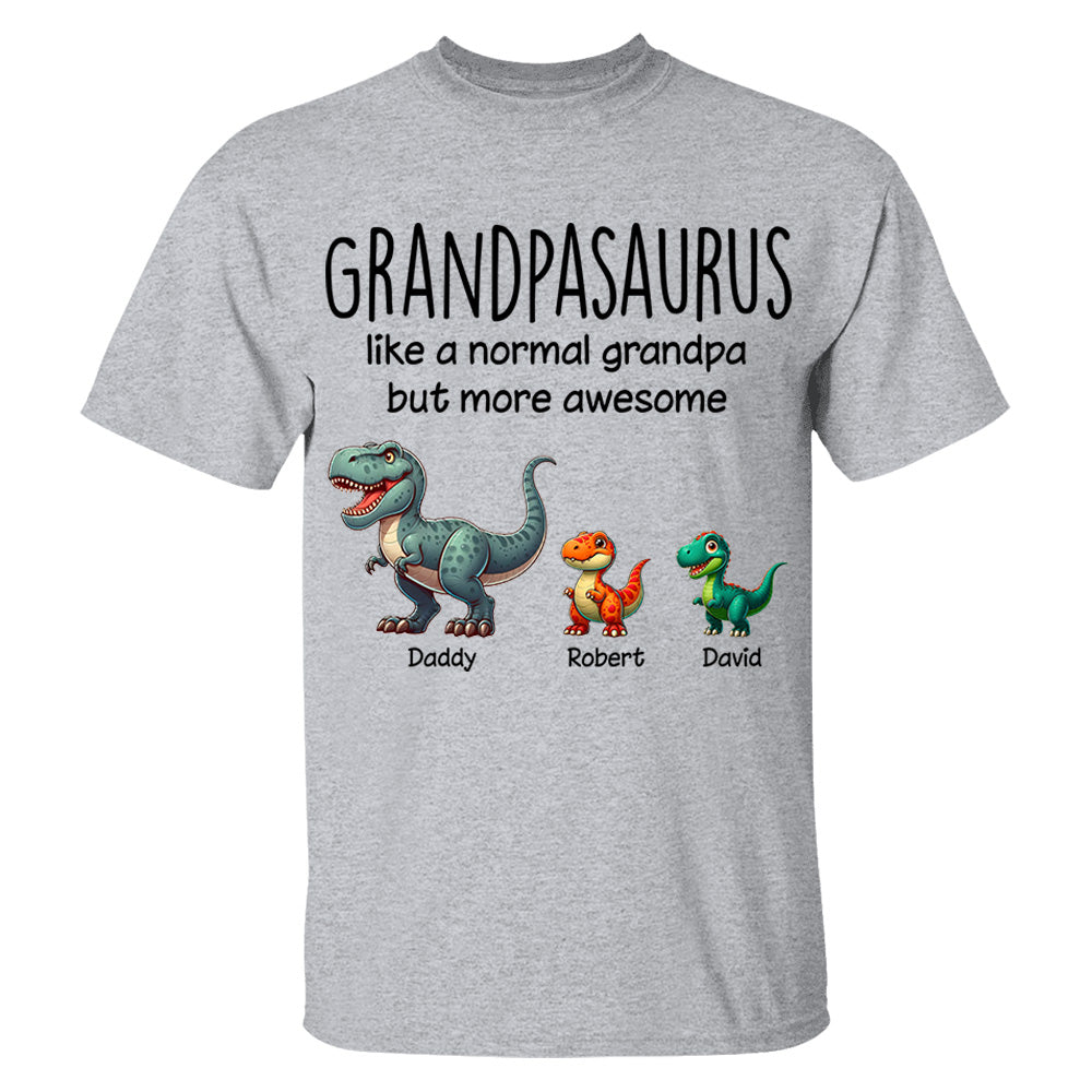 Custom Shirt, Grandpasaurus Father's Day Gift