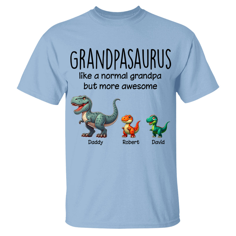 Custom Shirt, Grandpasaurus Father's Day Gift