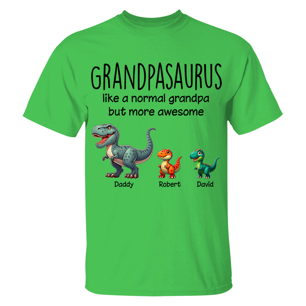 Custom Shirt, Grandpasaurus Father's Day Gift