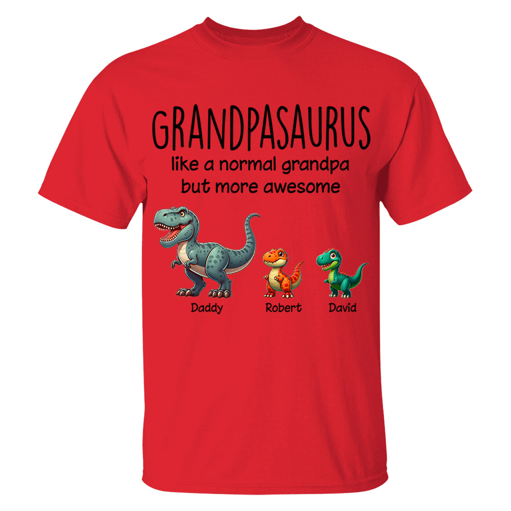 Custom Shirt, Grandpasaurus Father's Day Gift