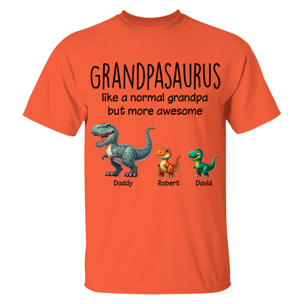 Custom Shirt, Grandpasaurus Father's Day Gift