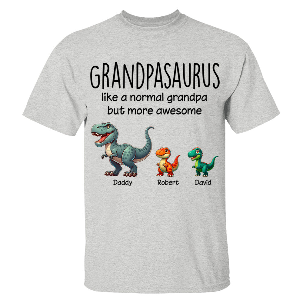 Custom Shirt, Grandpasaurus Father's Day Gift